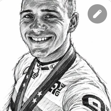 Sportportret in potlood — beeld 1